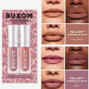 Buxom, With Love Plumping Matte Lip Gloss Set NIB